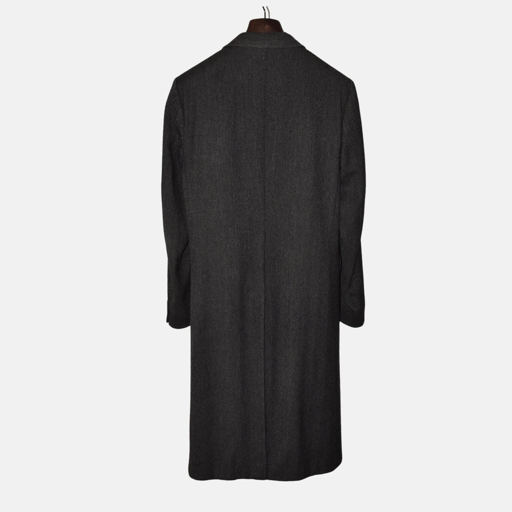 Anthracite Herringbone Coat made of Cashmere (EU 48)