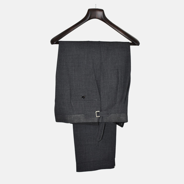 Dunkelgraue Hose aus Wolle (maßgeschneidert)