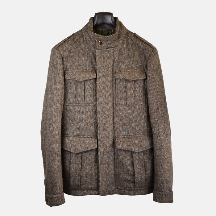 Braune Jacke aus Wolle (L)