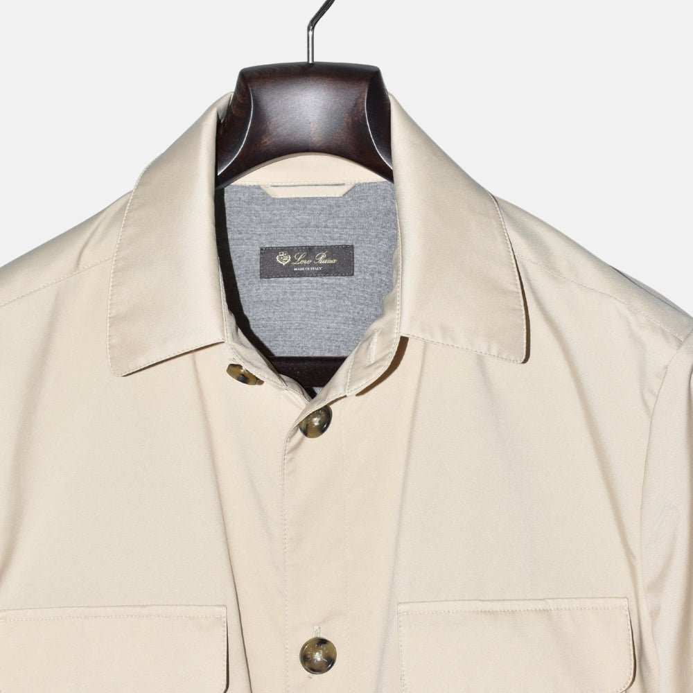 Beiges Windmate Overshirt aus Polyamid (S)