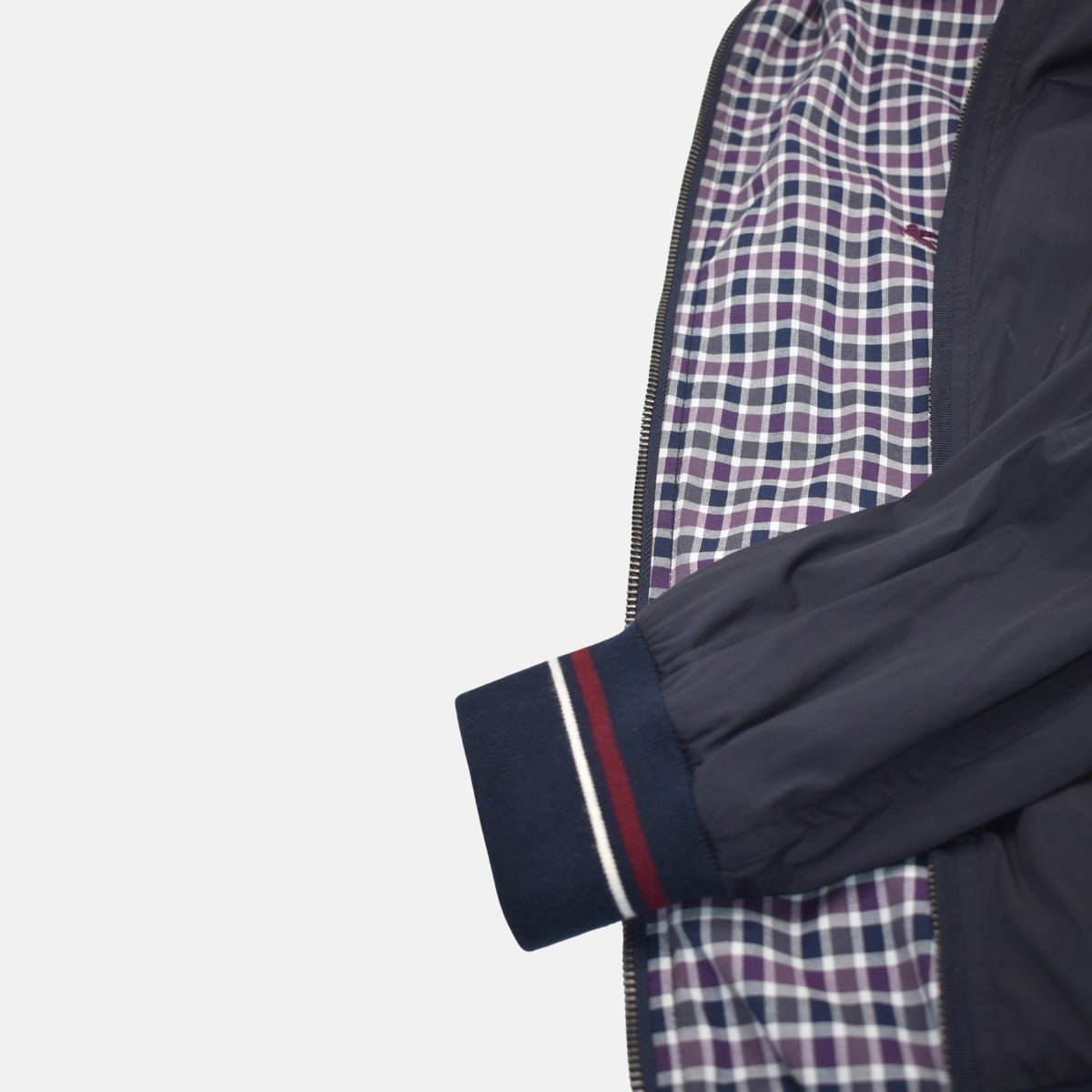 Multicoloured Reversible Jacket made of Cotton/Nylon (M)