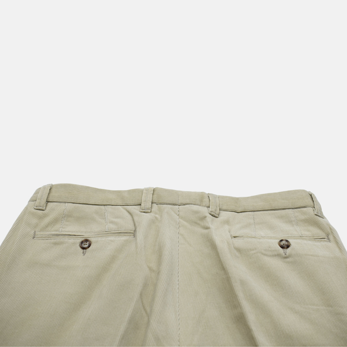 Beige Corduroy Trousers made of CottonCashmere (EU 50)