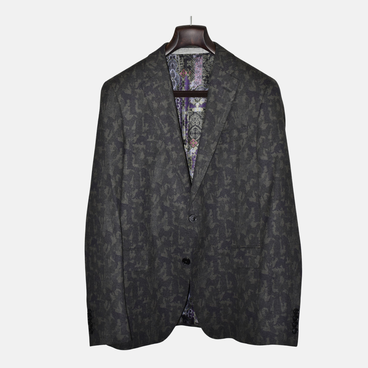 Multicoloured/Camouflage Blazer made of Wool (EU 50)