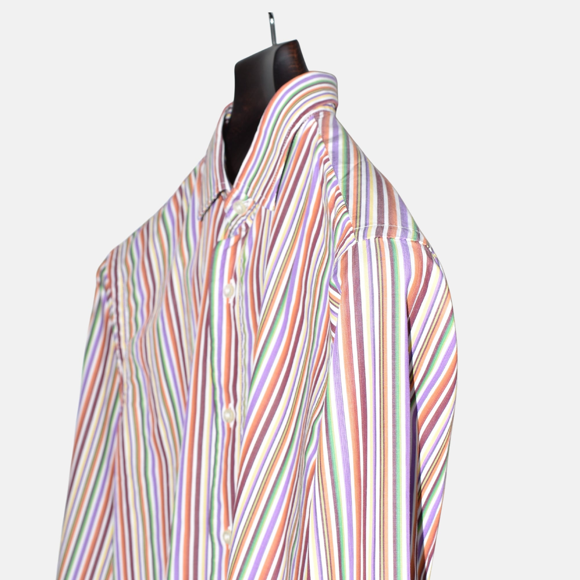 Multicoloured Striped Shirt made of Cotton (EU 39)