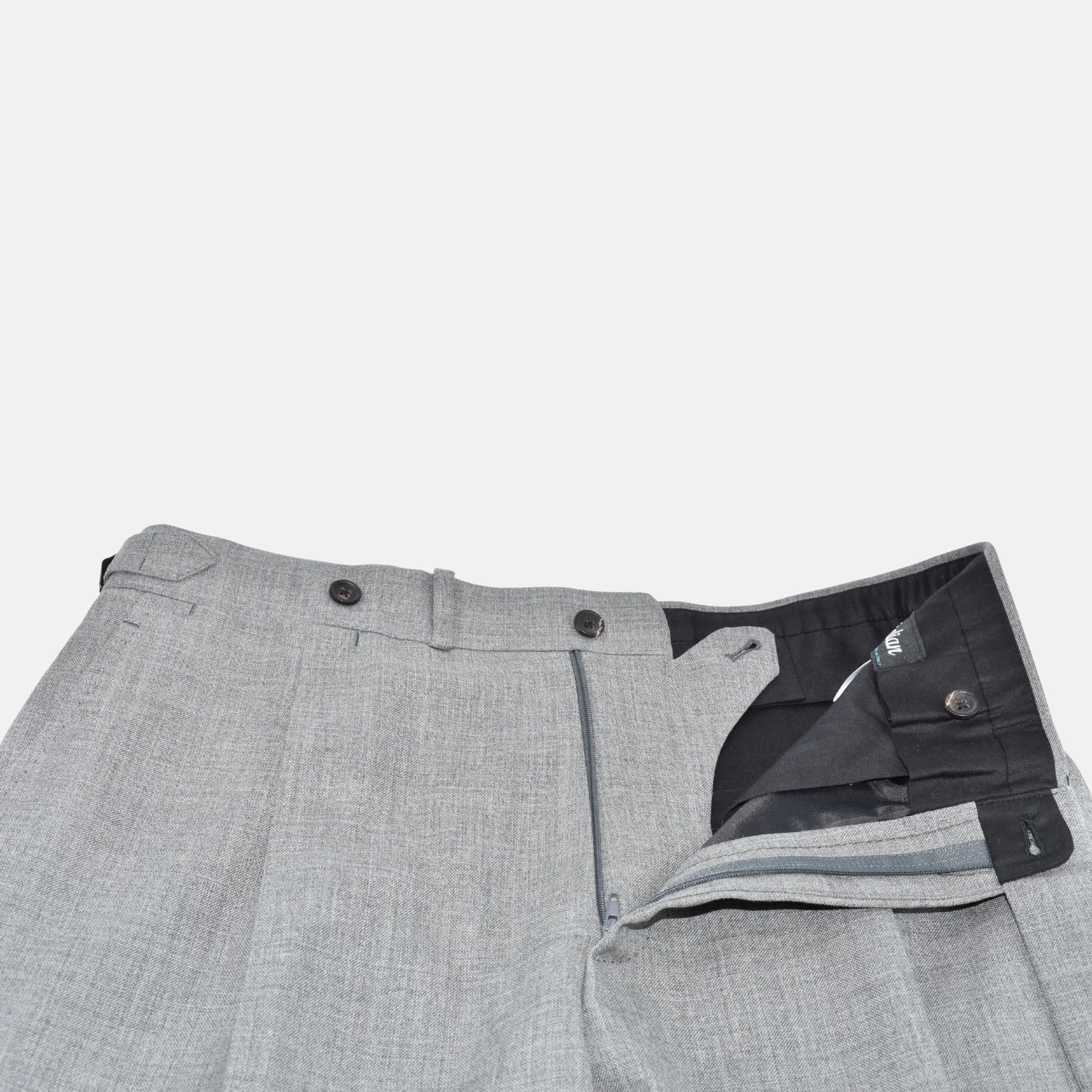 Light Gray Trousers made of Wool (EU 48)