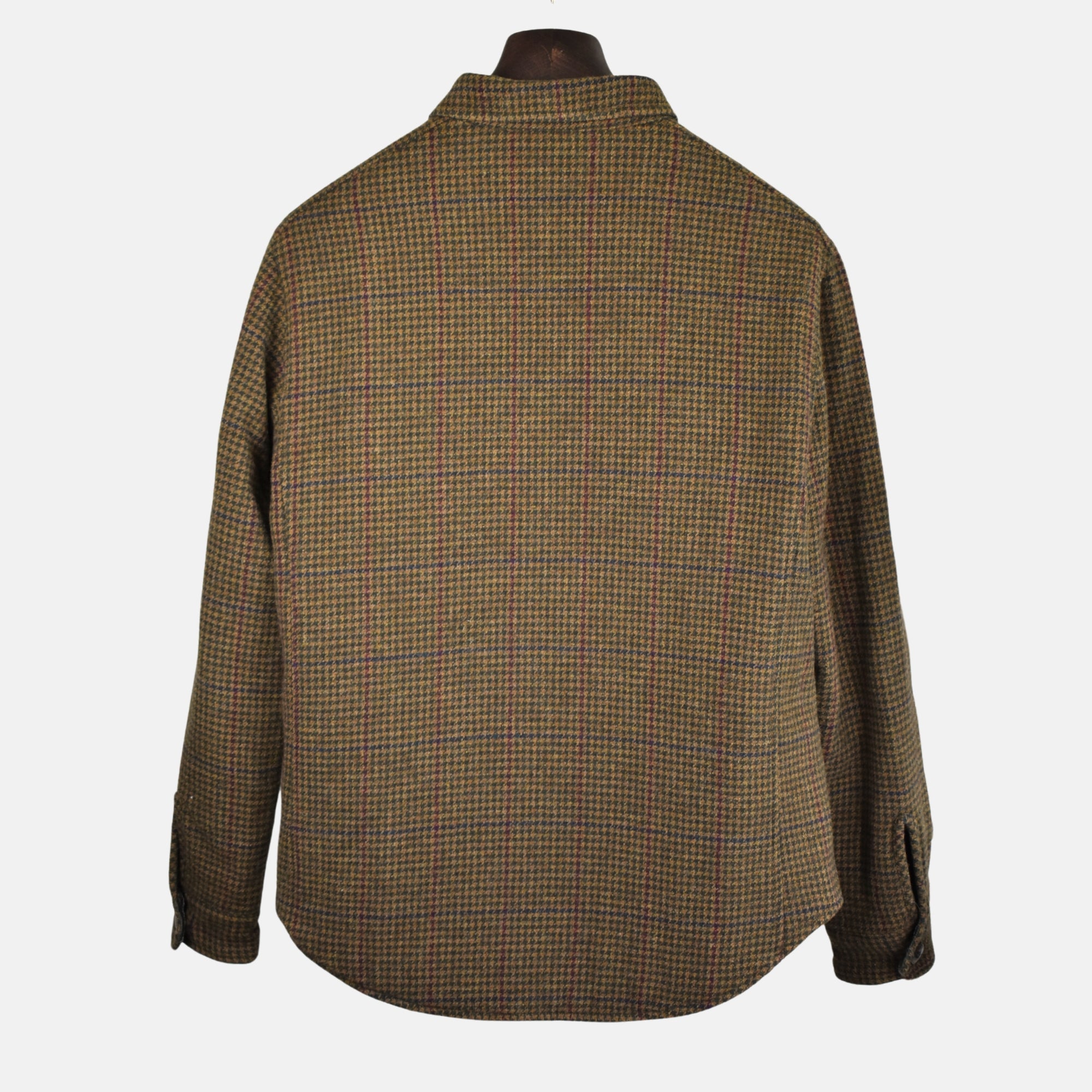 Multicoloured Reversible Jacket made of Wool/Polyester (M)
