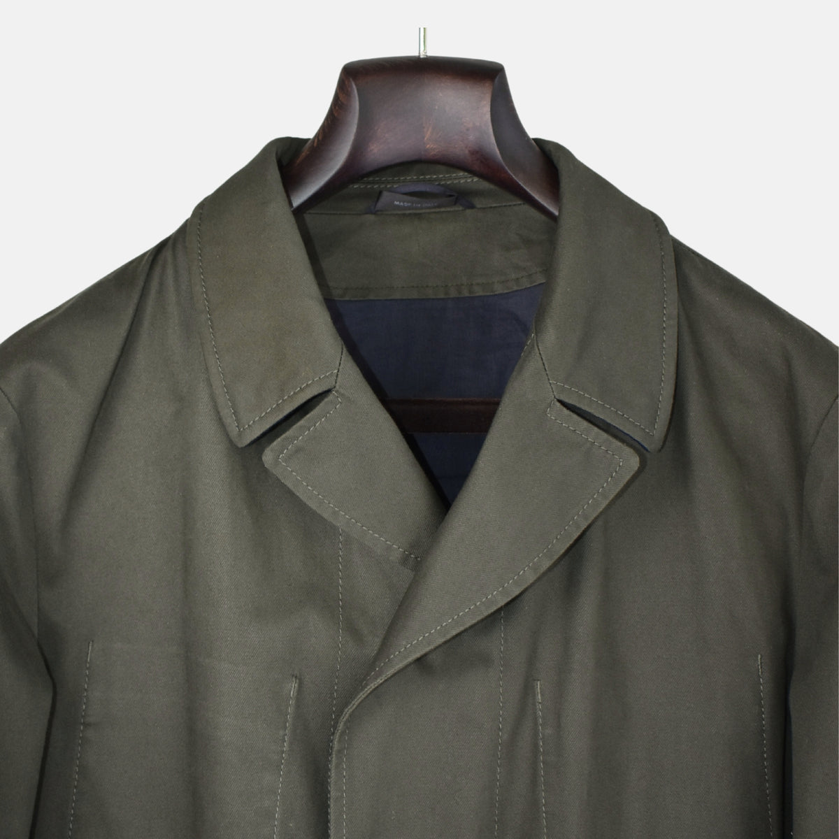 Khaki Parker made of Cotton (EU 50)