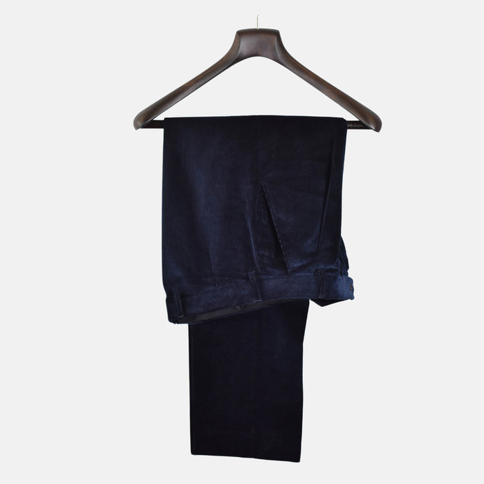 Dark Blue Corduroy Trousers (EU 48)