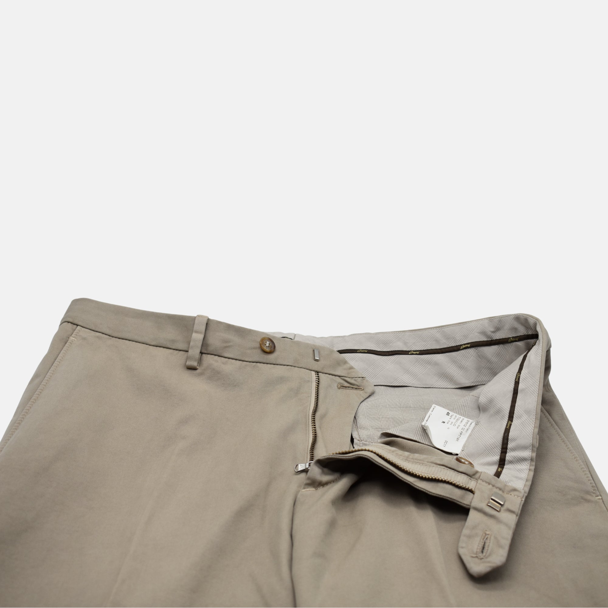 Beige Trousers made of Cotton (EU 48)