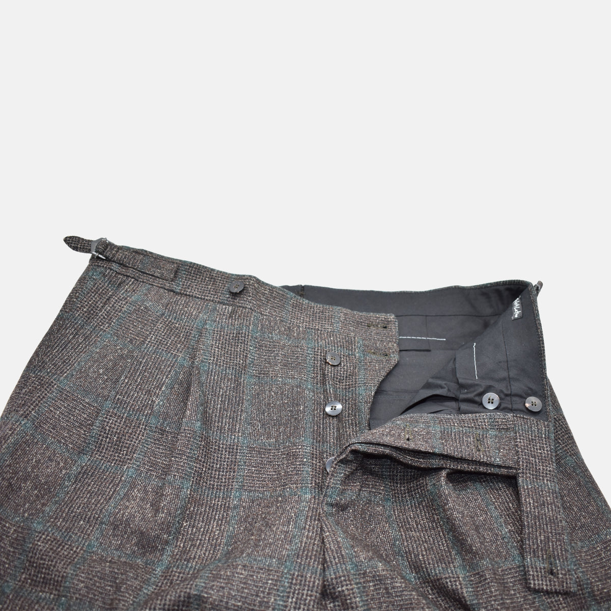 Multicoloured Checked Suit made of Wool (EU 54)