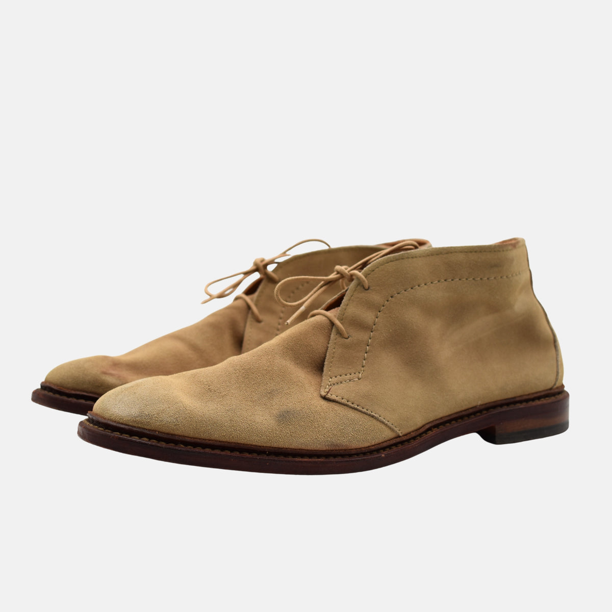 Beige Shoes made of Suede (EU 43/US 10)