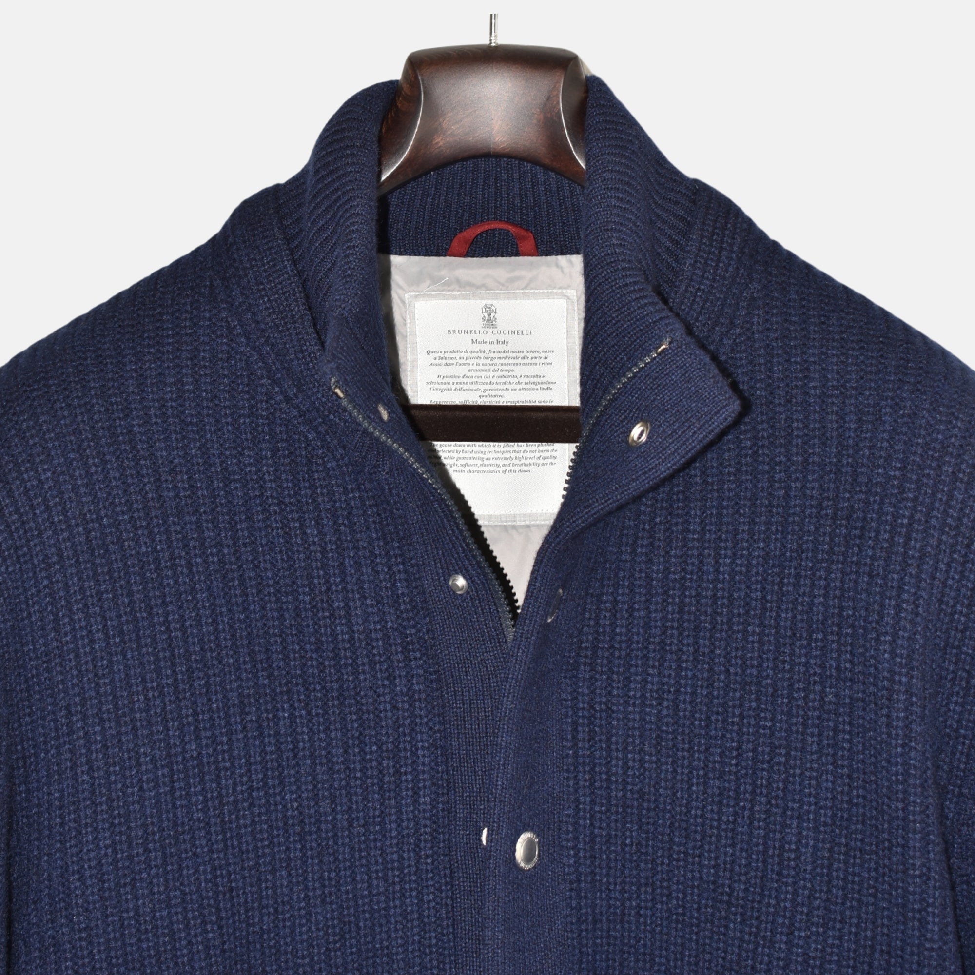 Marineblaue Jacke aus Kaschmir (EU 54)