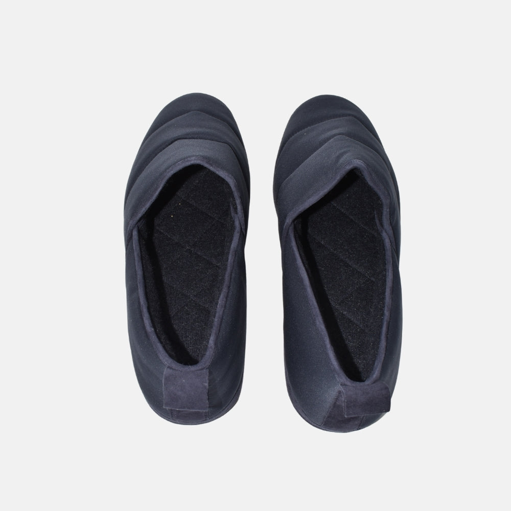 Navy Slipper made of Cotton/Suede (EU 44)