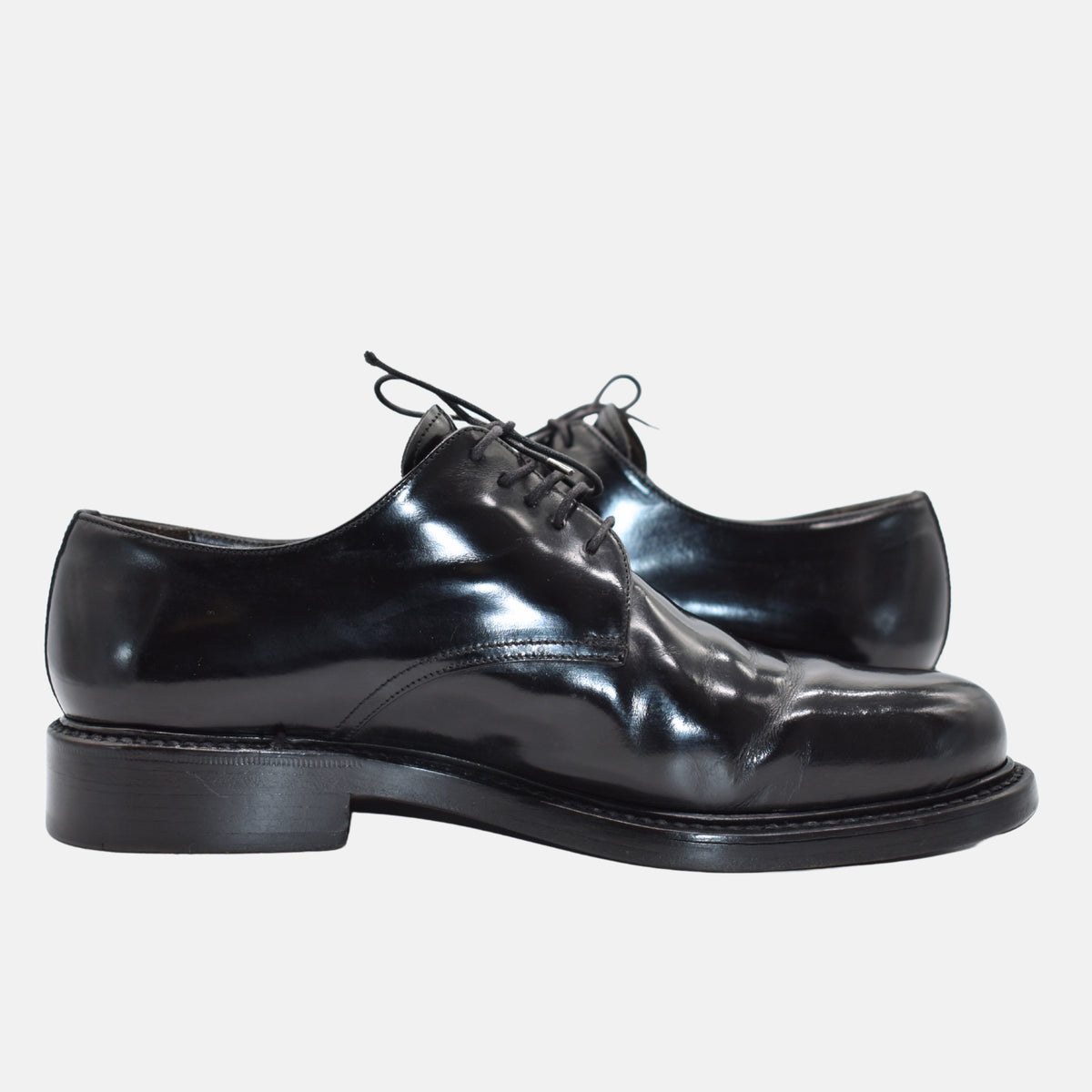 Black Shoes made of Leather (EU 43)