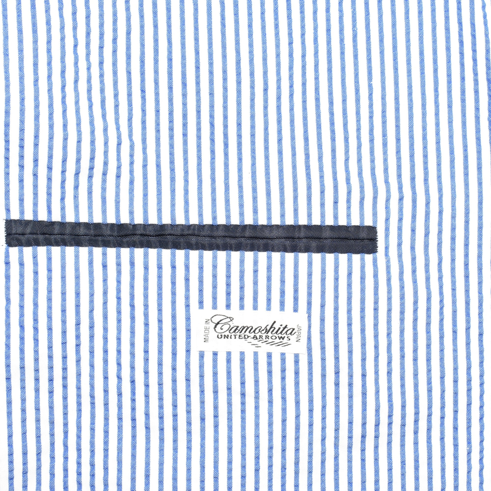 Blue/White Striped Blazer made of Cotton/Silk (EU 54)
