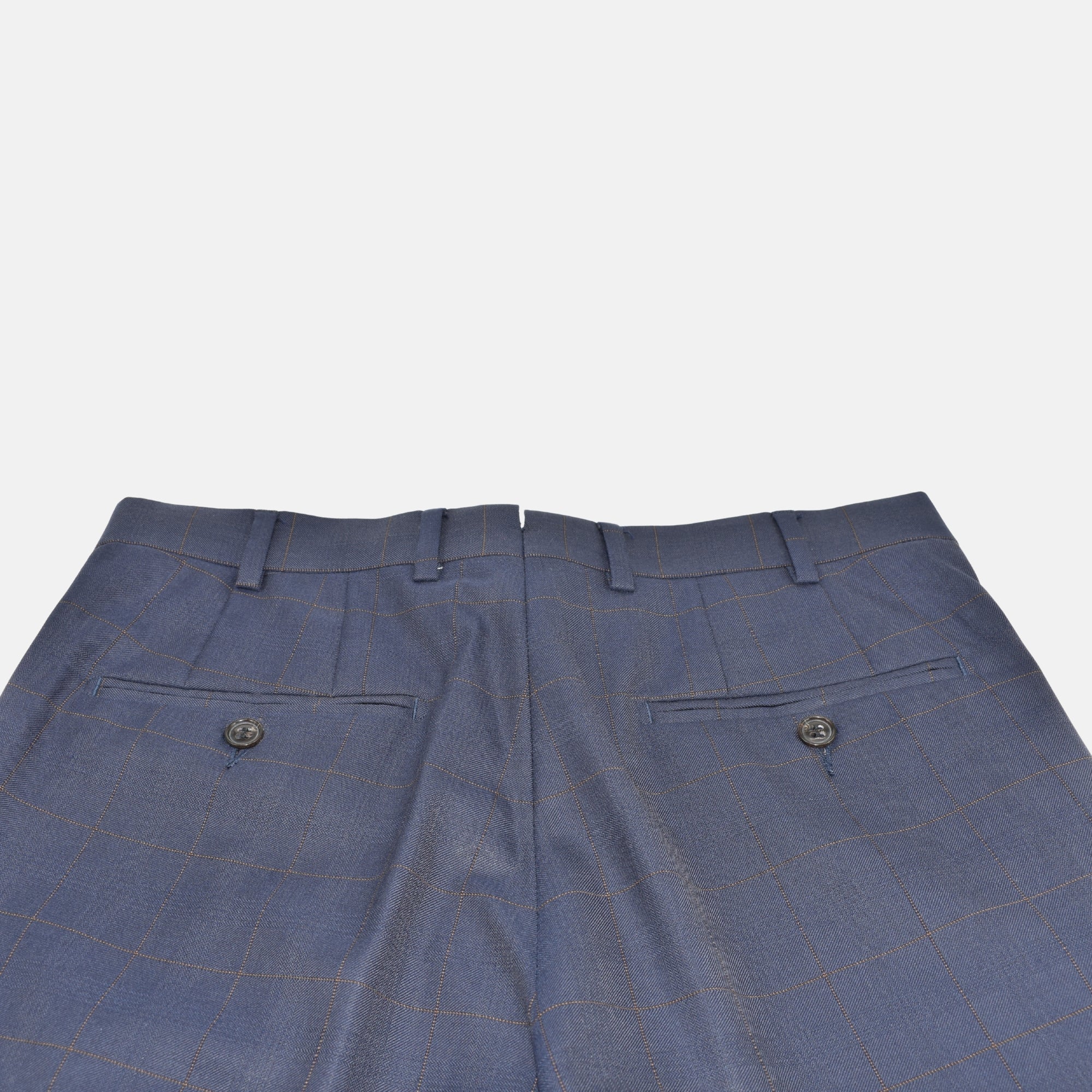Blue Suit with Overcheck (EU 44)