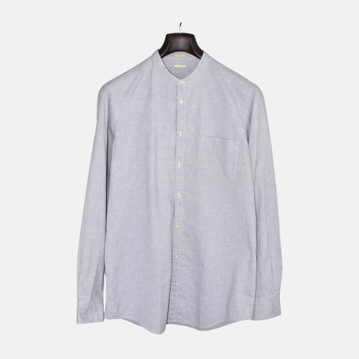 Light Blue Melange Shirt made of Cotton (M)