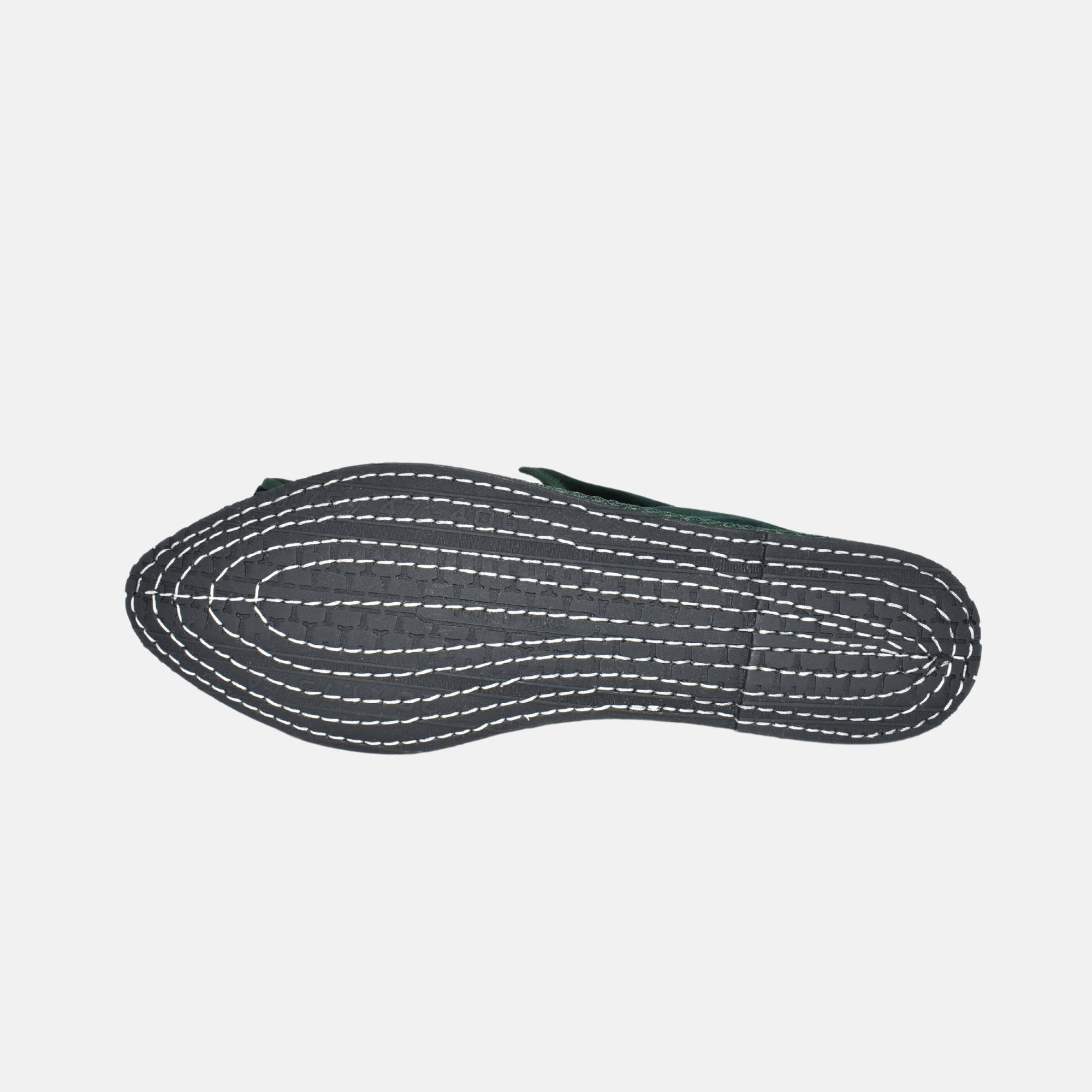 Green Venetian Slipper made of Velvet (EU 42)