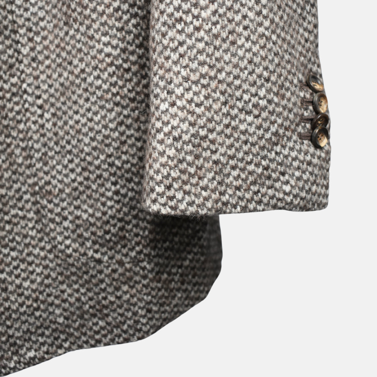 Brown/Creme Blazer made of Wool/Baby Alpaca/Polyamide (EU 54)