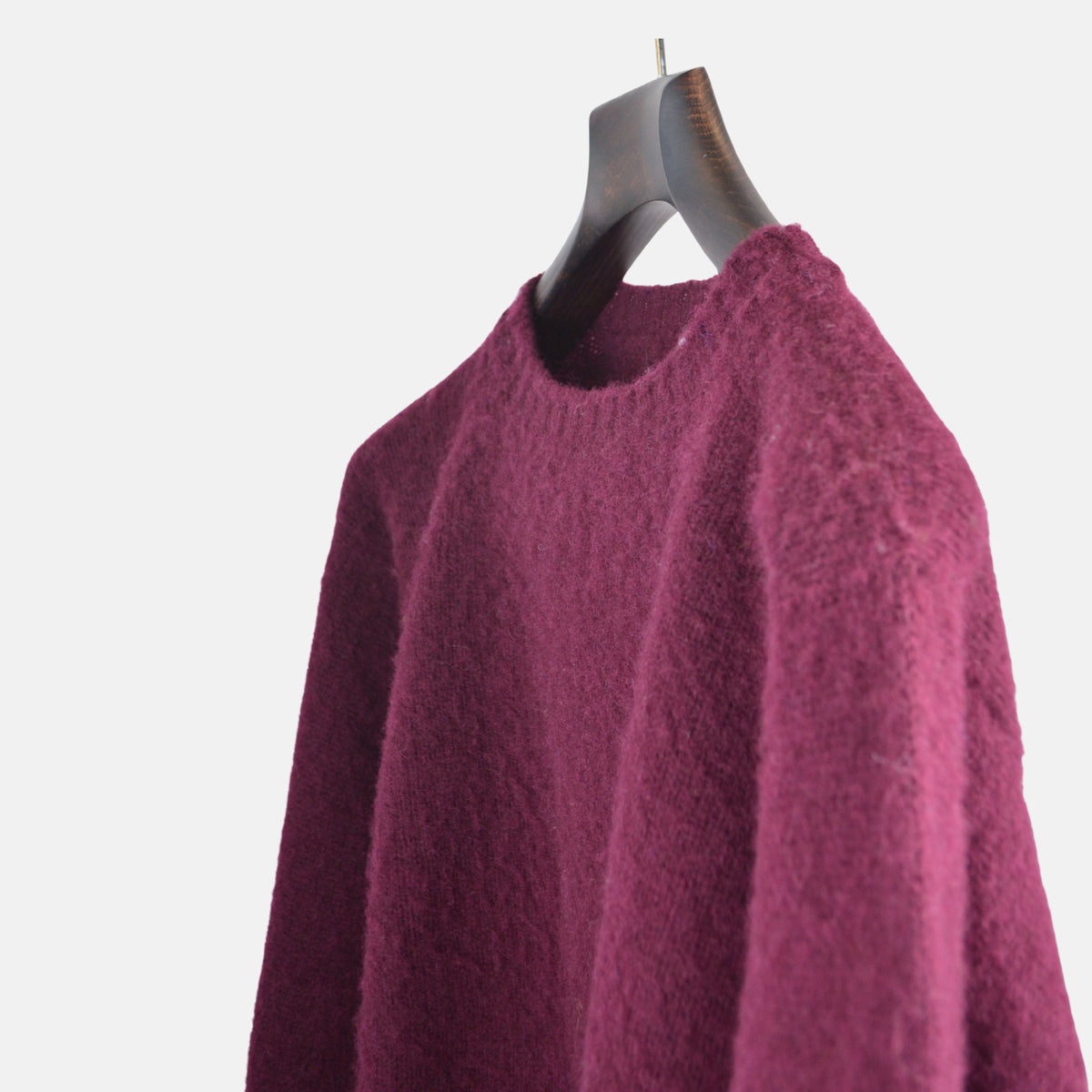 Bordeaux Sweater made of Shetland Wool (EU 44)