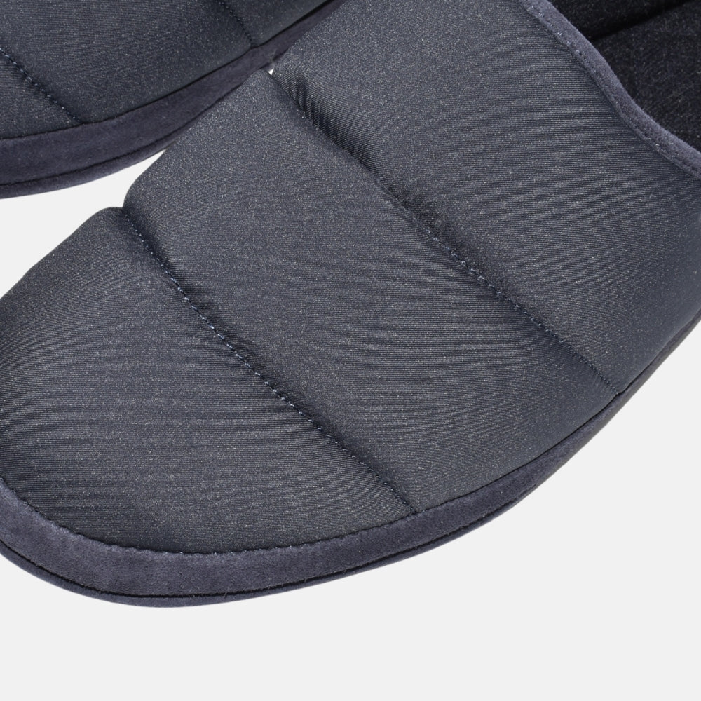 Navy Slipper made of Cotton/Suede (EU 44)