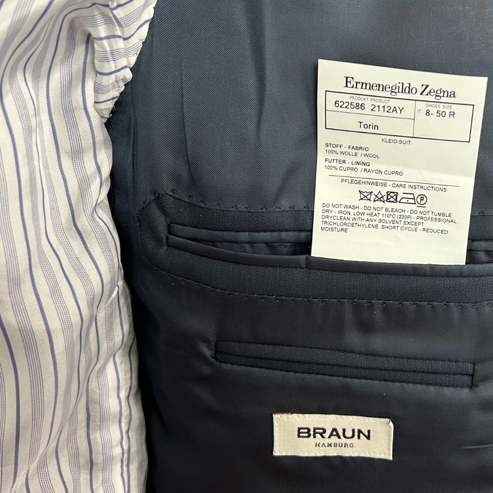 Navy Suit made of Wool (EU 50)