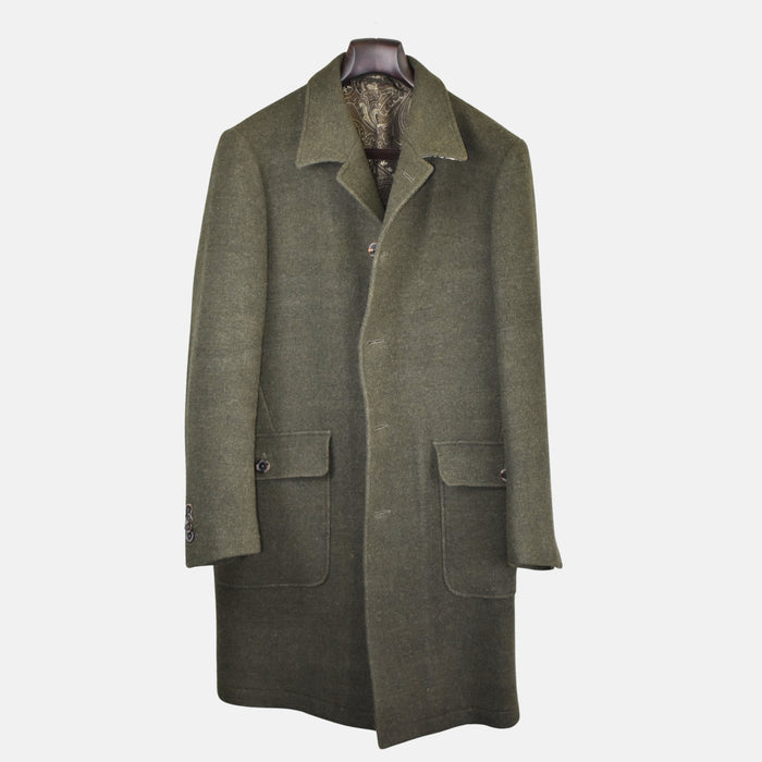 Green Coat made of Wool (EU 48)