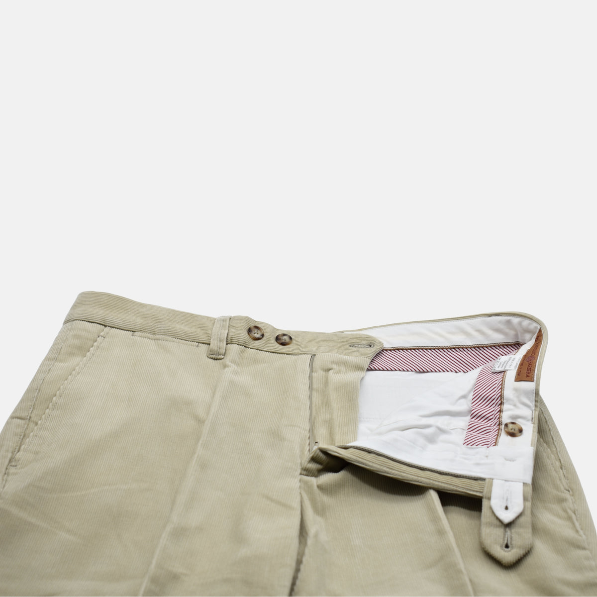 Beige Corduroy Trousers made of CottonCashmere (EU 50)