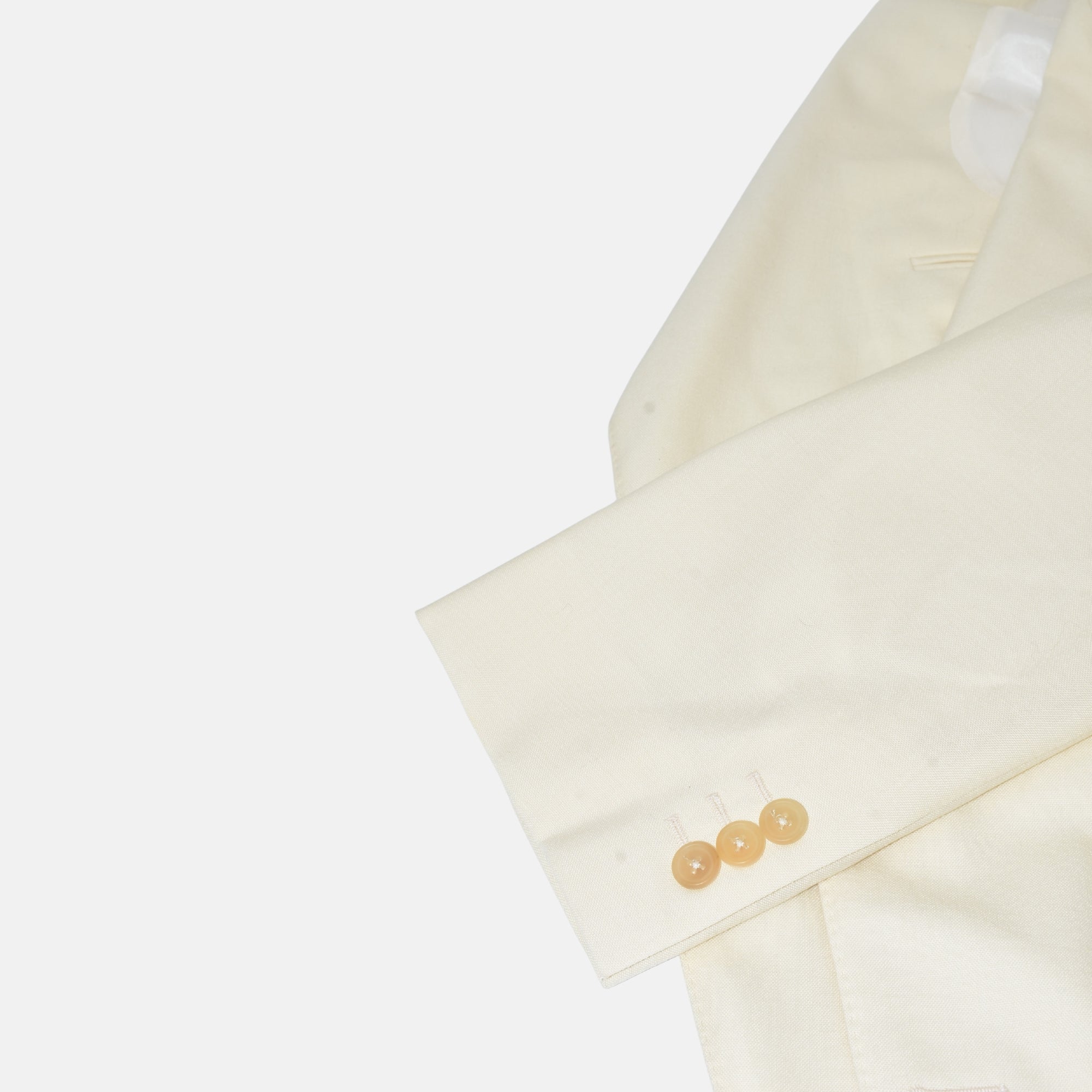 Cream Coloured Blazer made of Linen (EU 56)