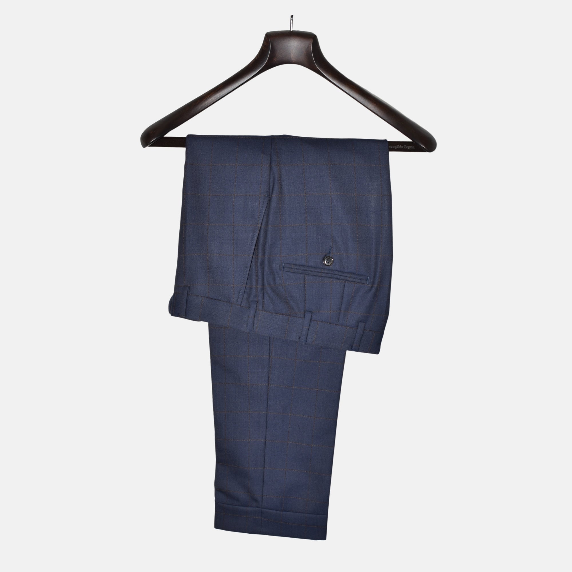 Blue Suit with Overcheck (EU 44)