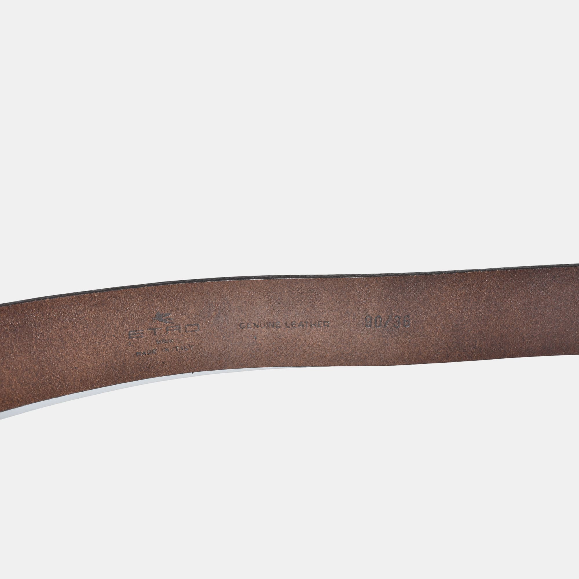 Brown Patterned Belt made of Leather
