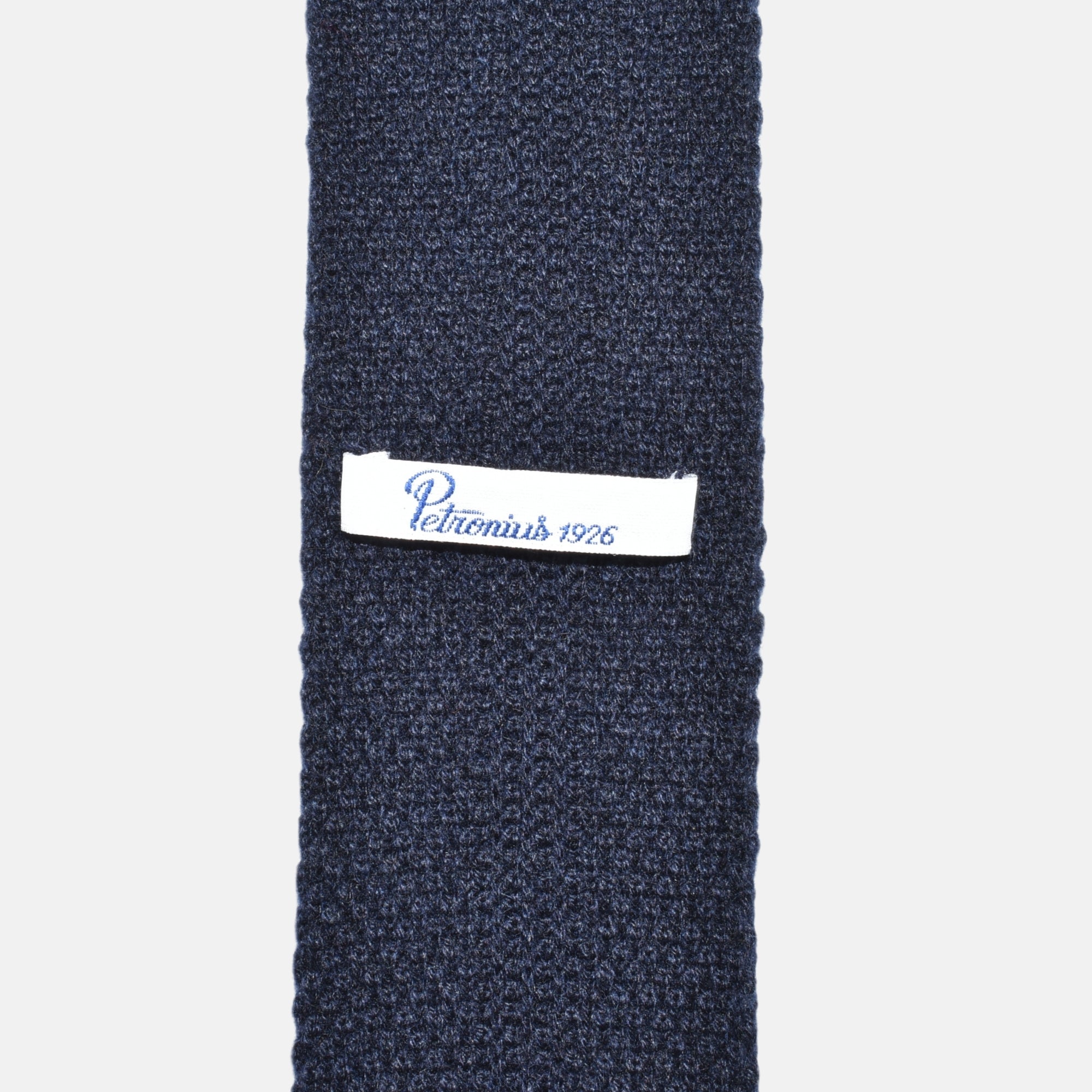 Navy Tie made of Cashmere