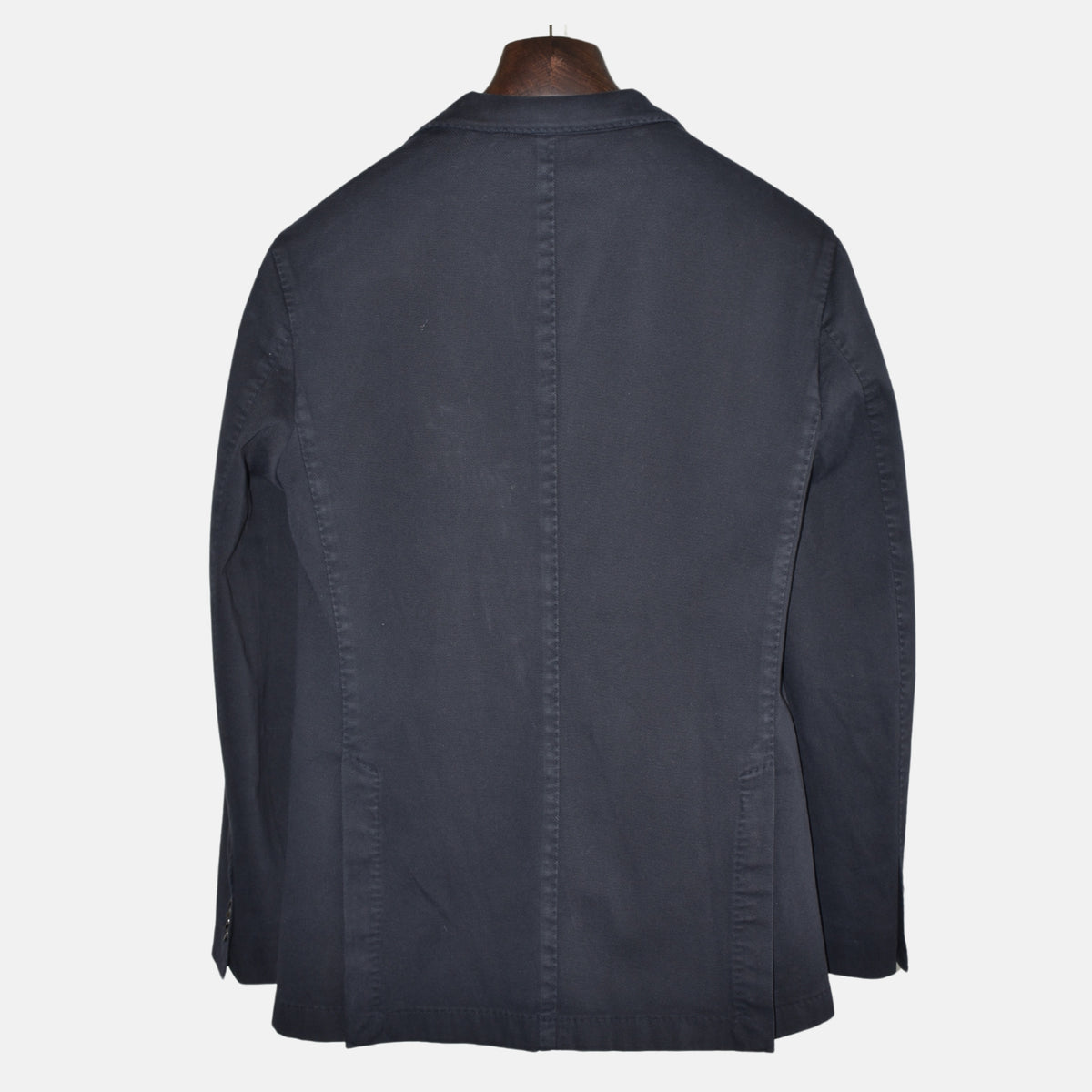 Marineblauer Blazer aus Baumwolle (EU 48)