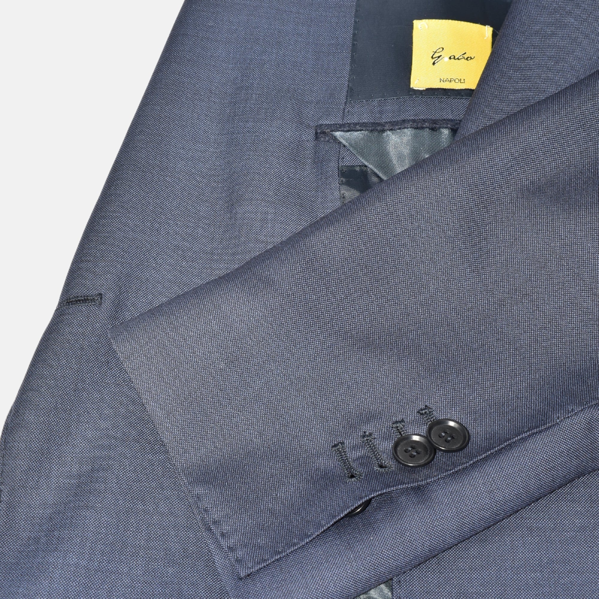 Navy Double Suit made of Wool (EU 50)