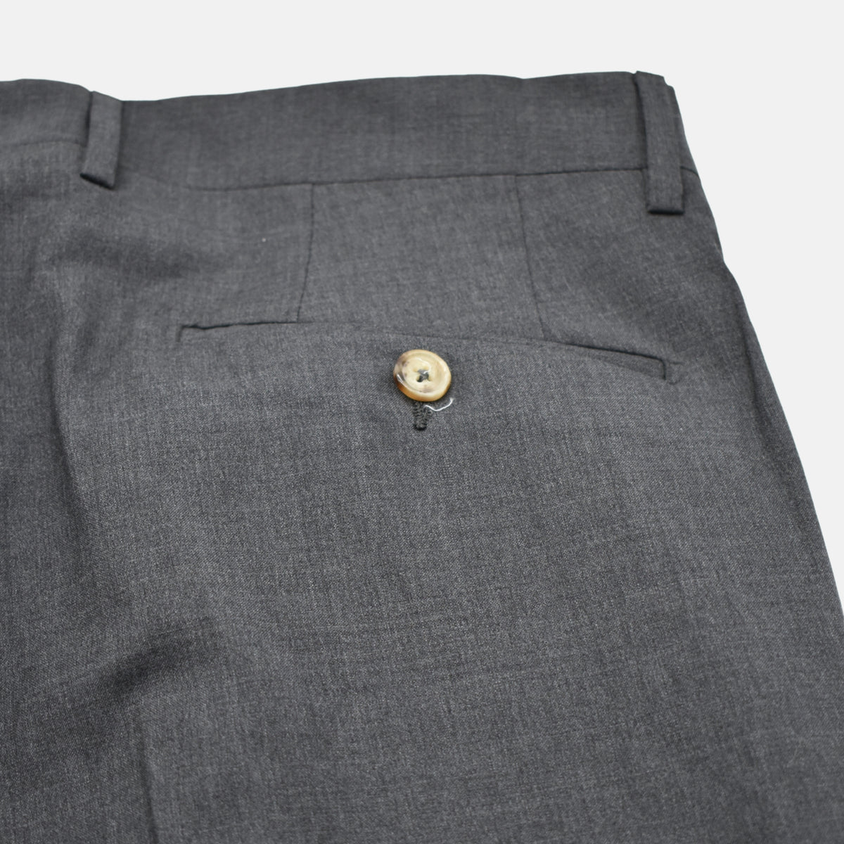 Gray Trousers made of  Wool (EU 50)