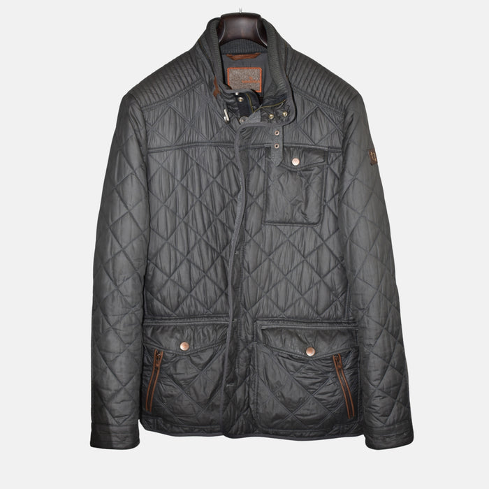 Gray Quilted Jacket made of Polyester/ Polyamide (EU 54)