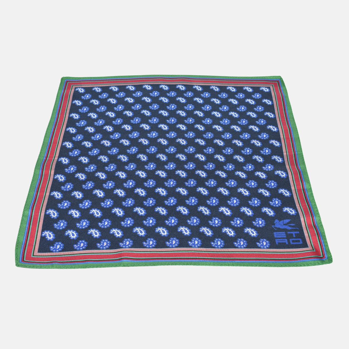 Multicoloured Square Pocket made of Silk