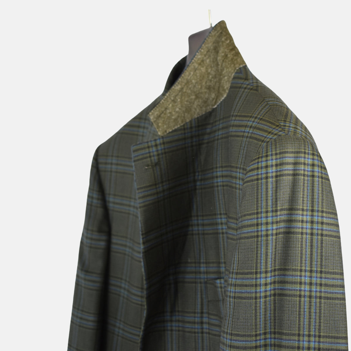 Buntkarierter Blazer aus Wolle (EU 52)