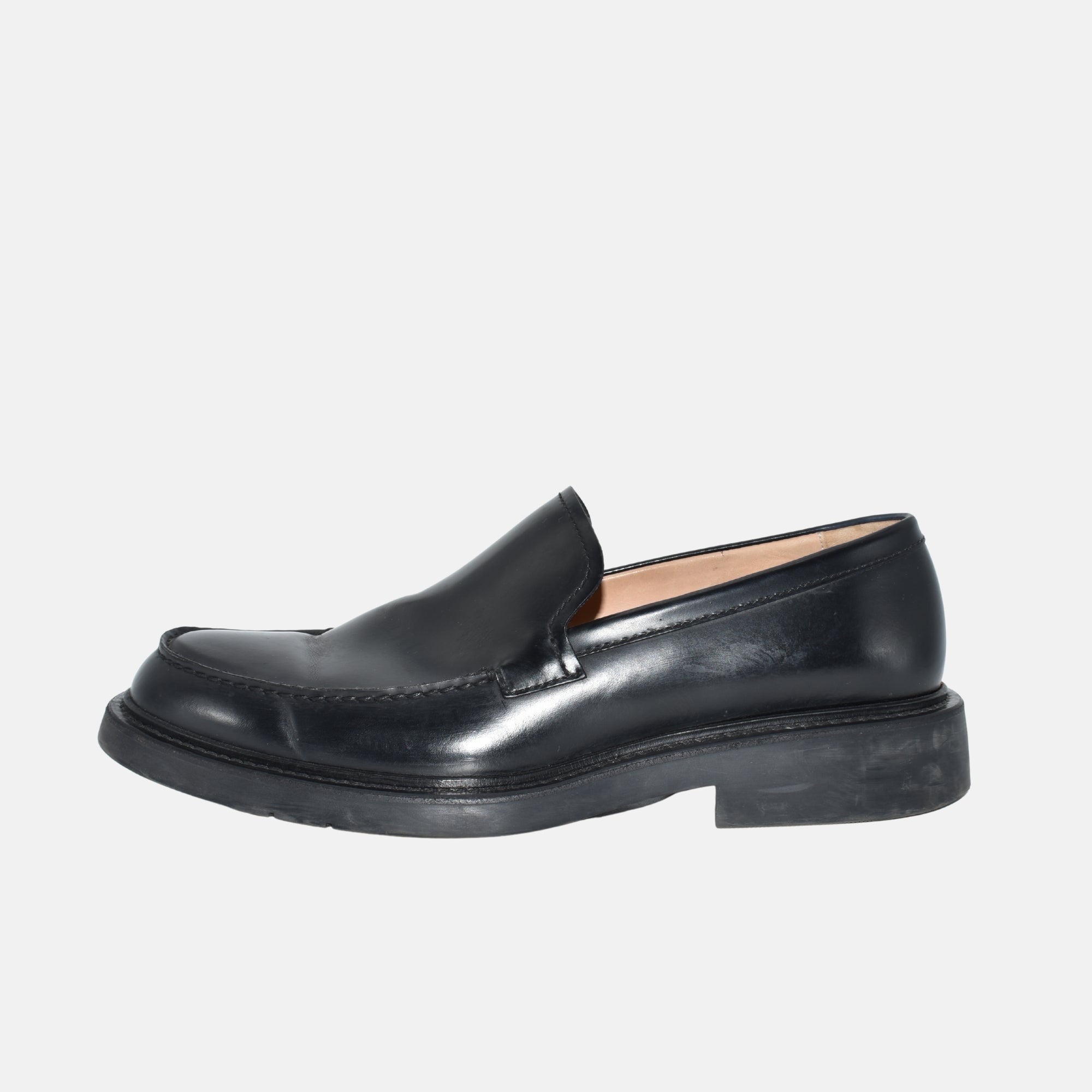 Black Shoes made of Leather (EU 43)