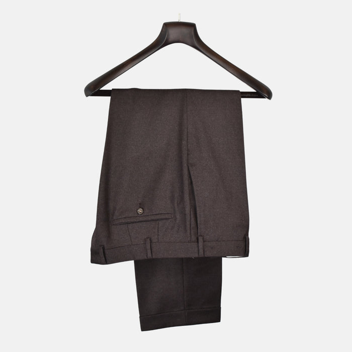 Brown Trousers made of Wool (EU 56)