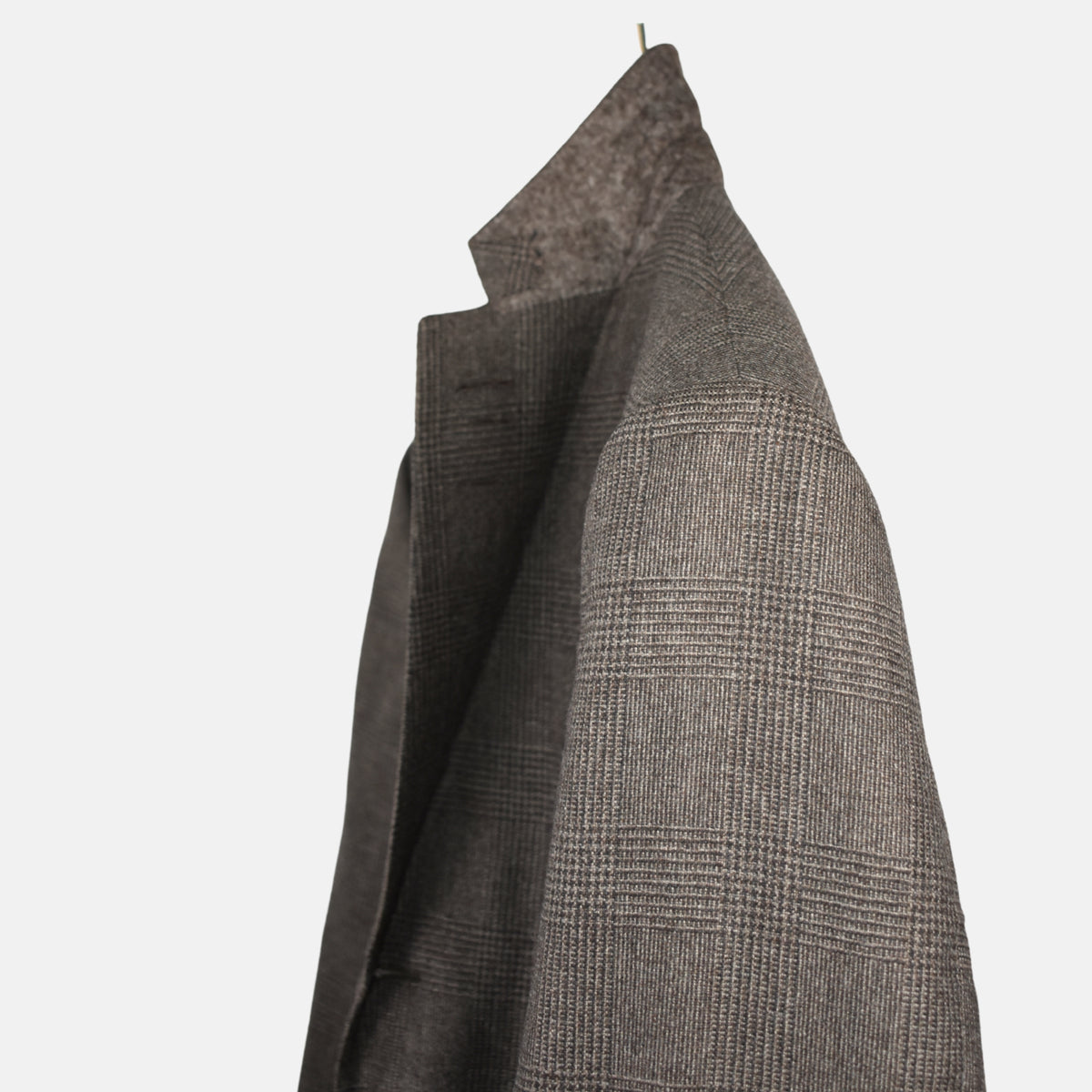 Brown Checked Suit made of Wool/Mohair/Cashmere (EU 54)