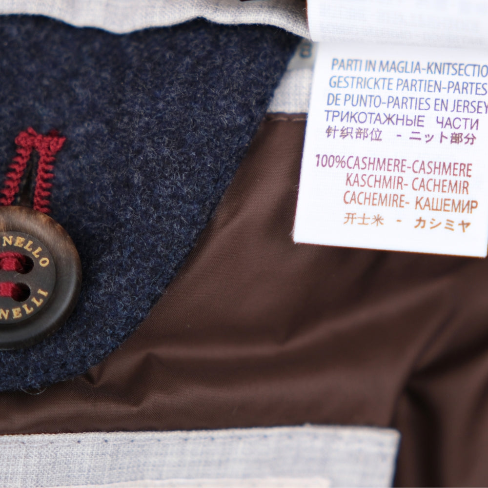 Navy Jacket made of Wool/Silk/Cashmere (XXL)