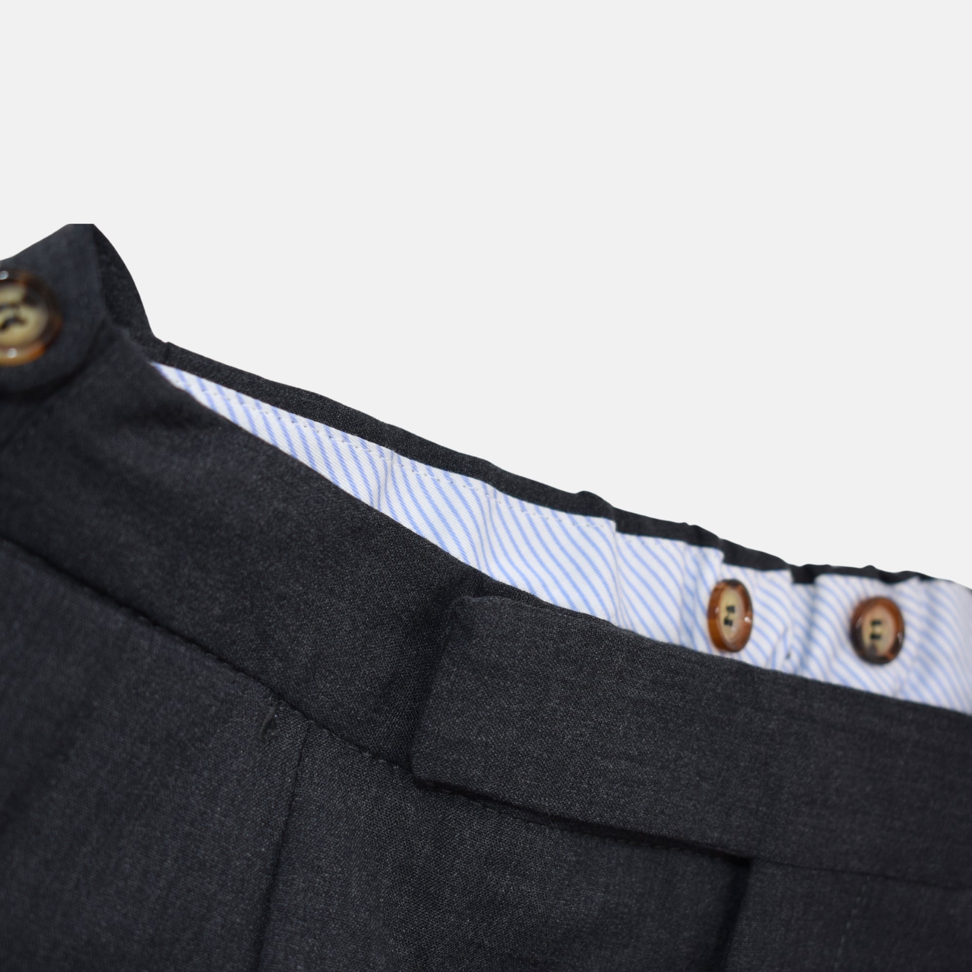 Gray Trousers made of Wool/Polyamide/Elastane (EU 48 / 54 / 56)