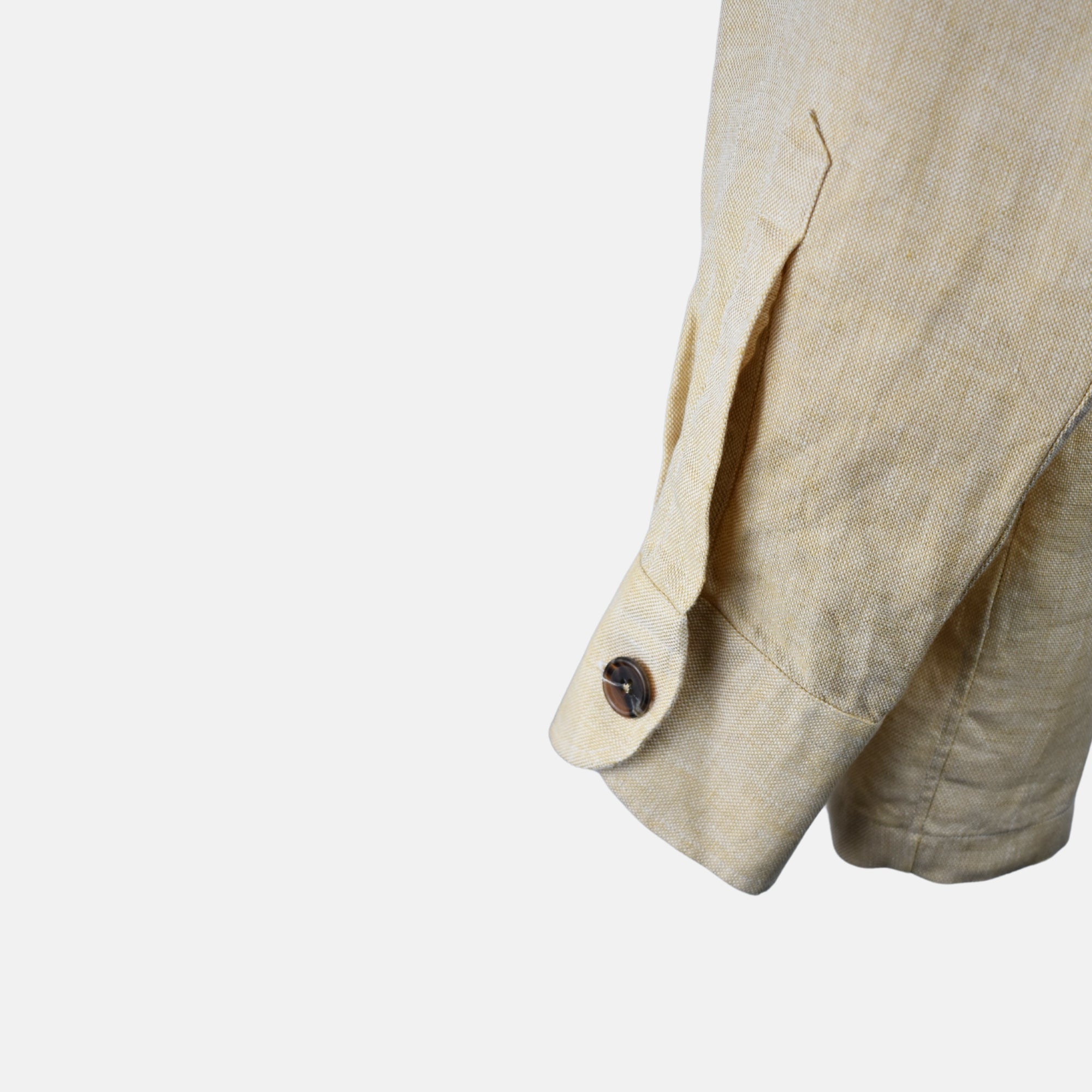 Beige Overshirt made of Linen (XXL)