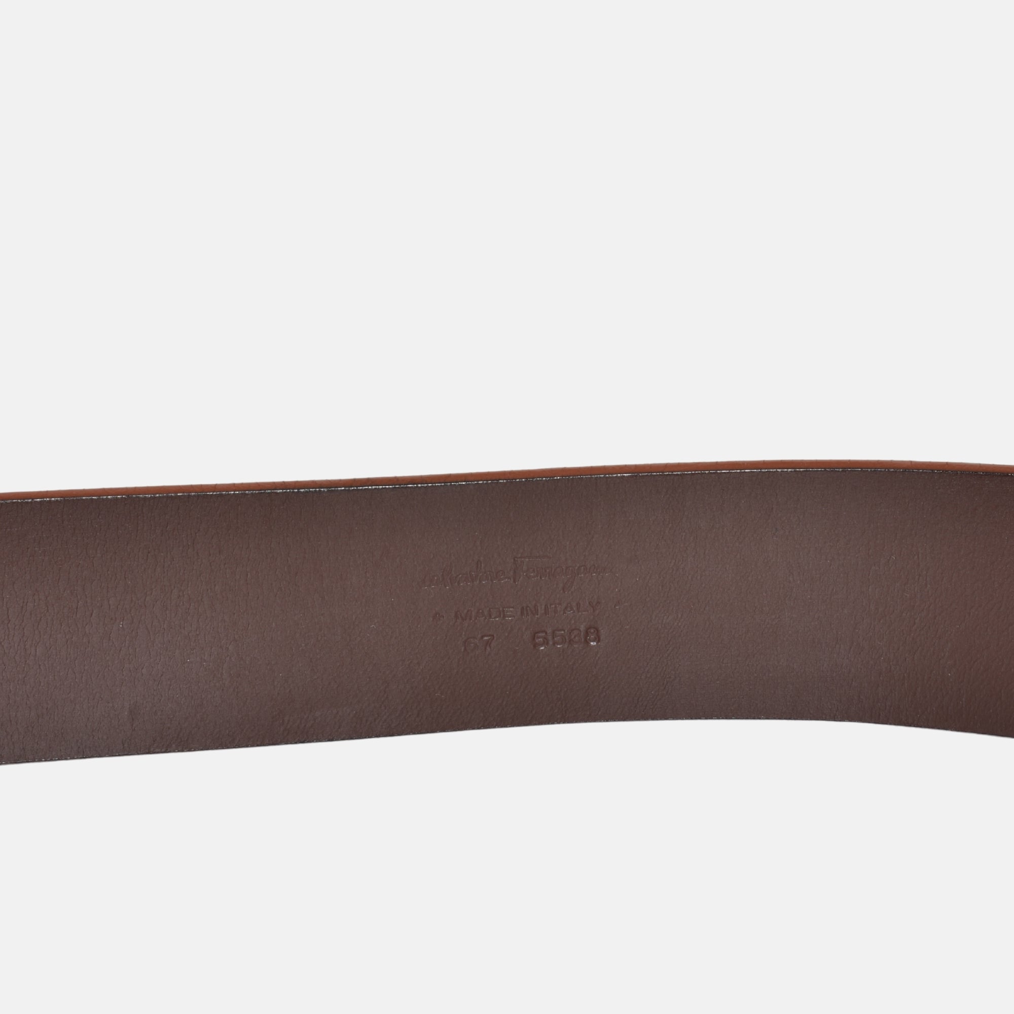 Terracotta Belt made of Leather