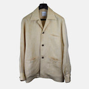 Beige Overshirt made of Linen (XXL)