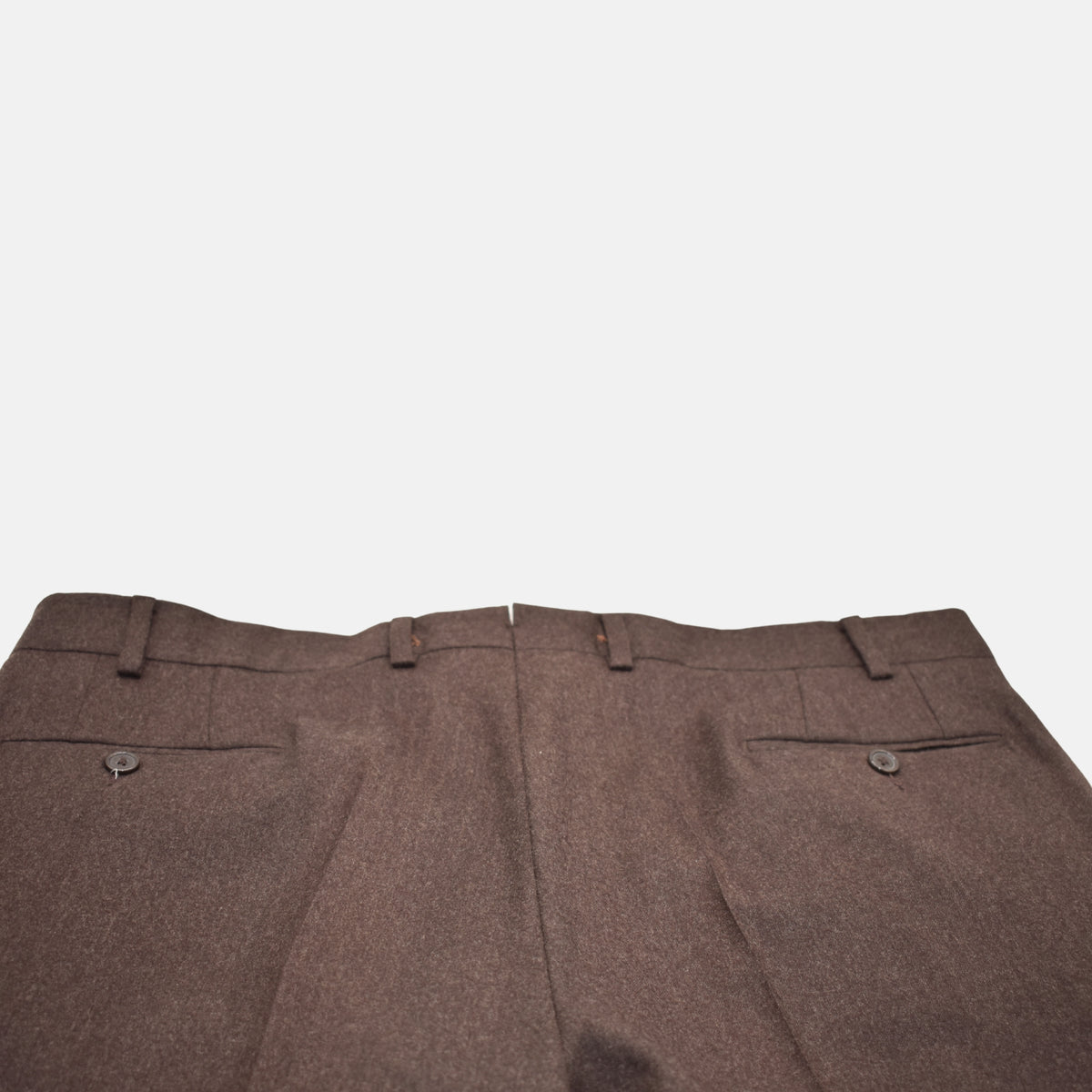 Braune Hose aus Schurwolle/Kaschmir (EU 56)