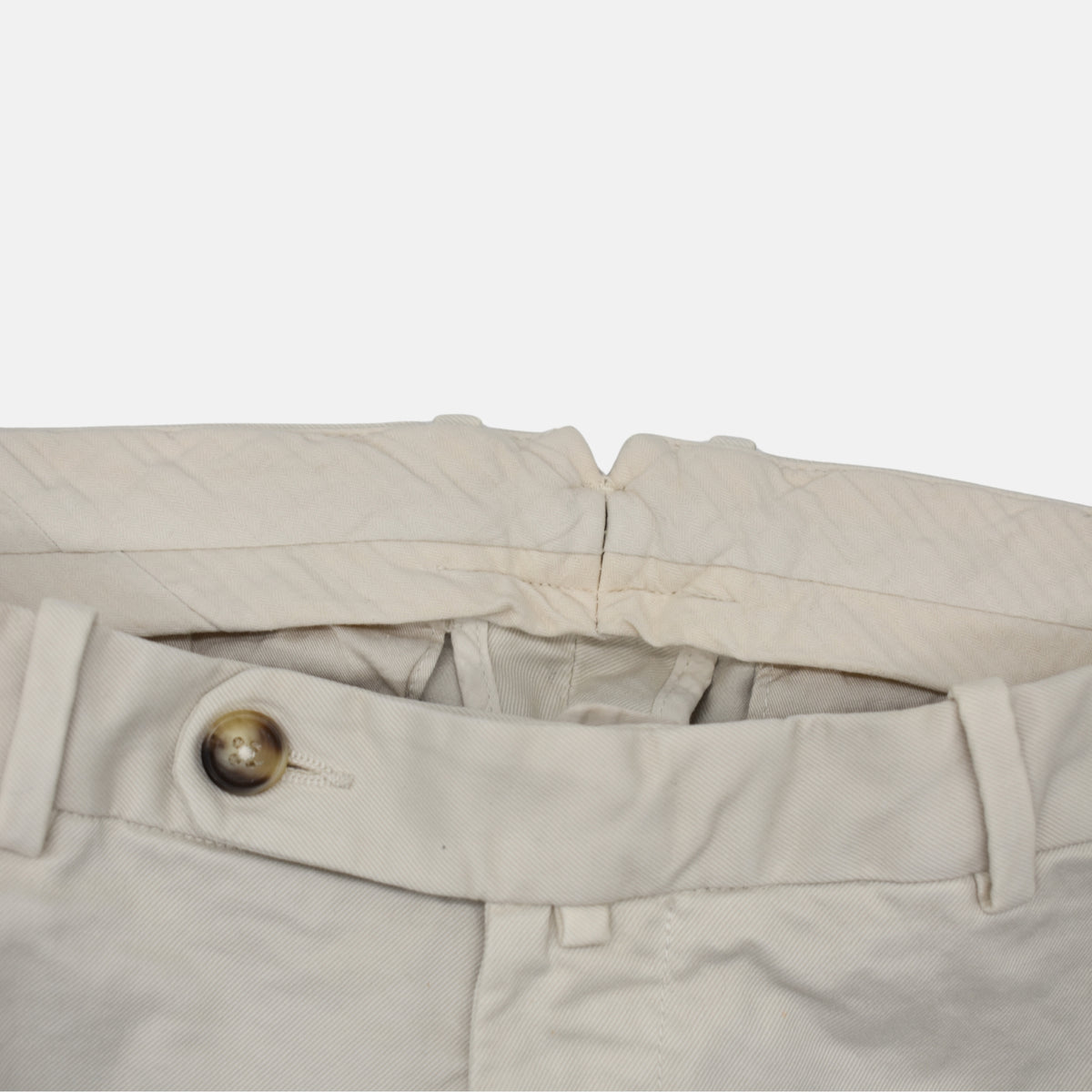 Offwhite Trousers made of Cotton (34)