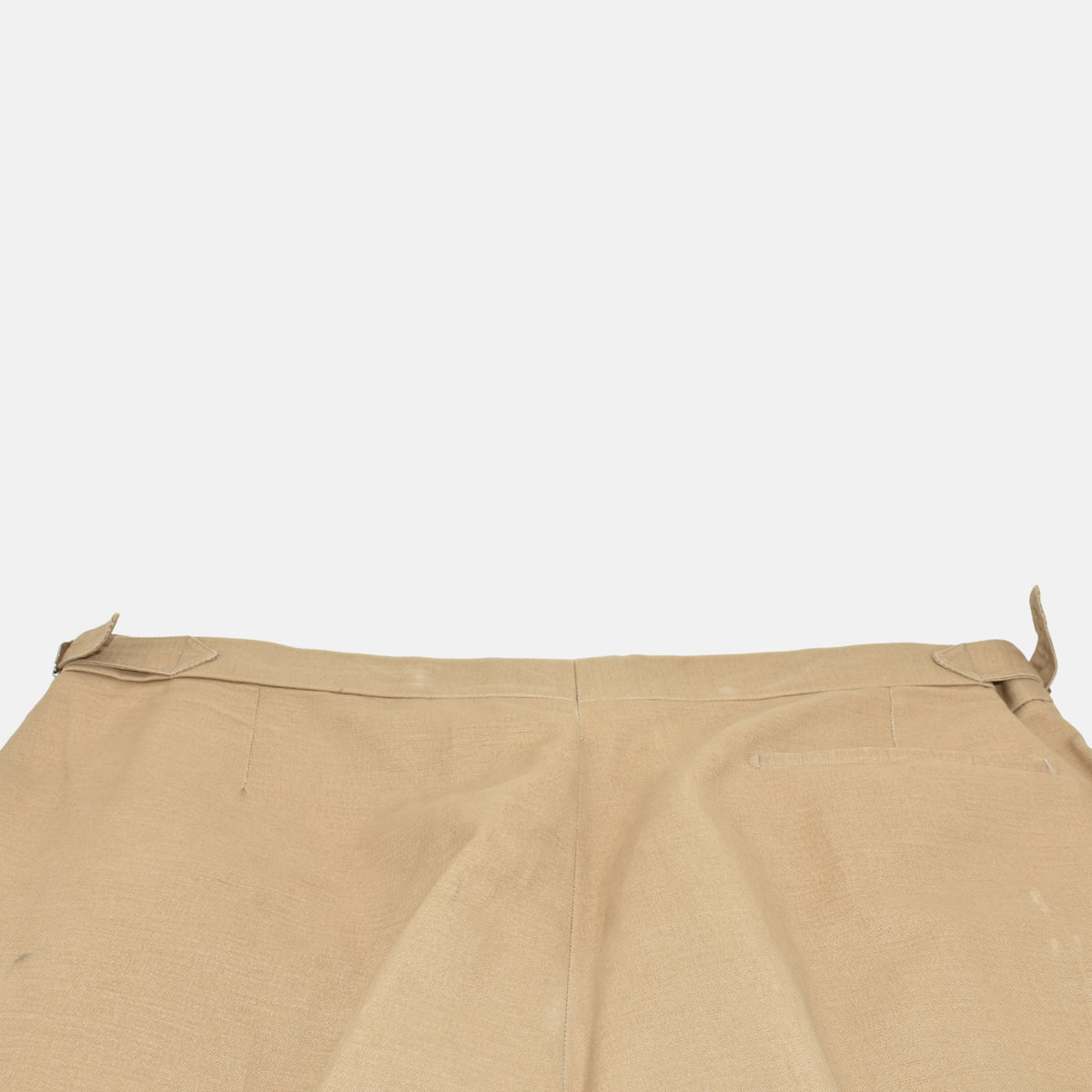 Beige Leinenhose (EU 56)