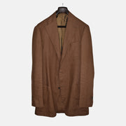 Brown Suit made of Linen (EU 52L)